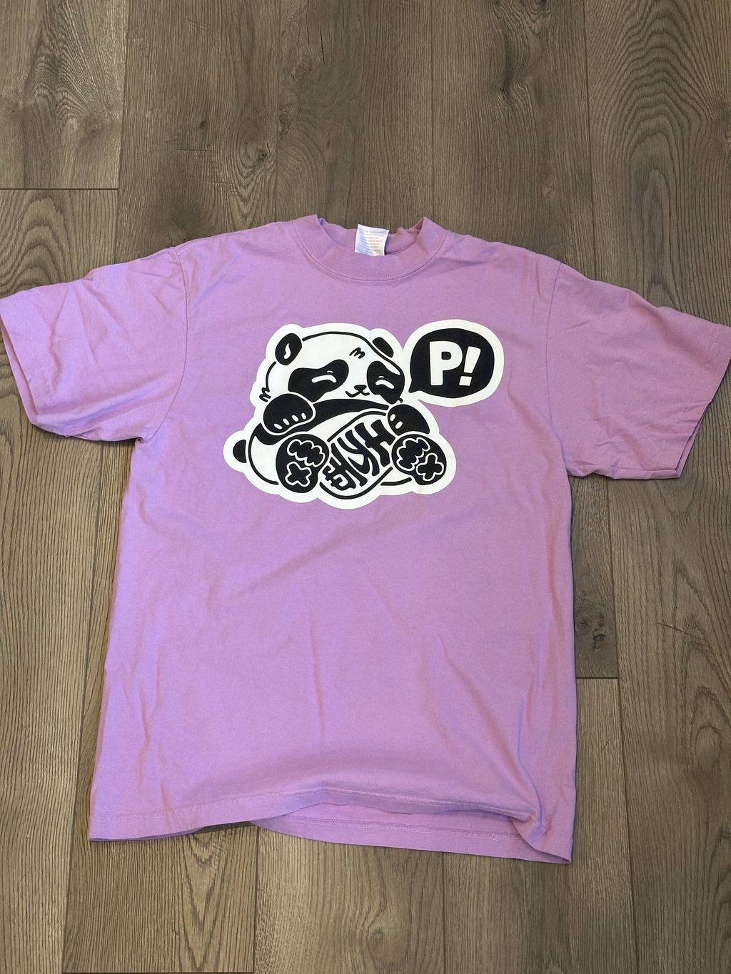 Pander lavender classic logo t shirt