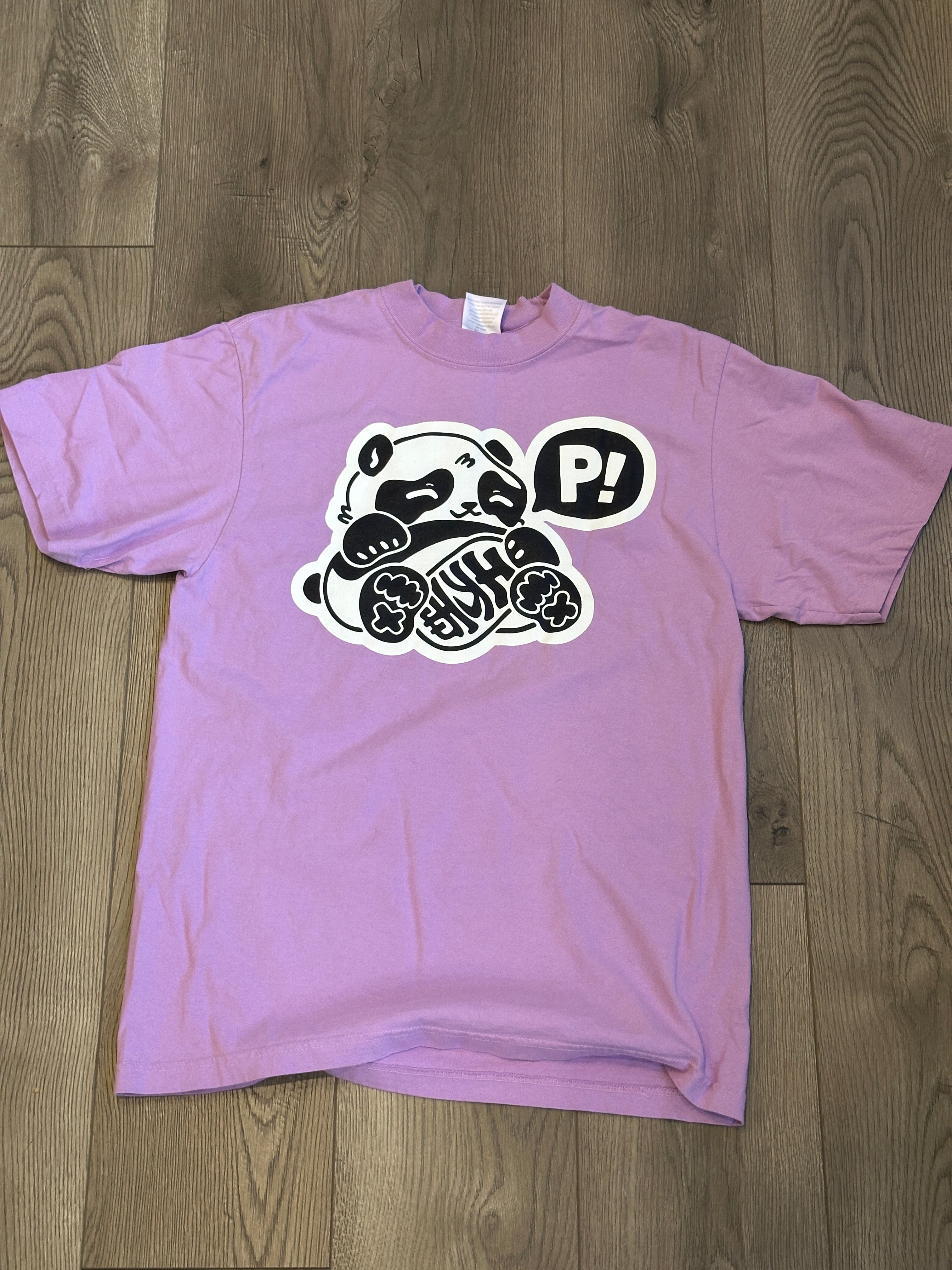 Pander lavender classic logo t shirt