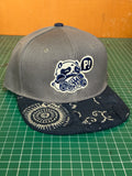 Grey boro brim snapback