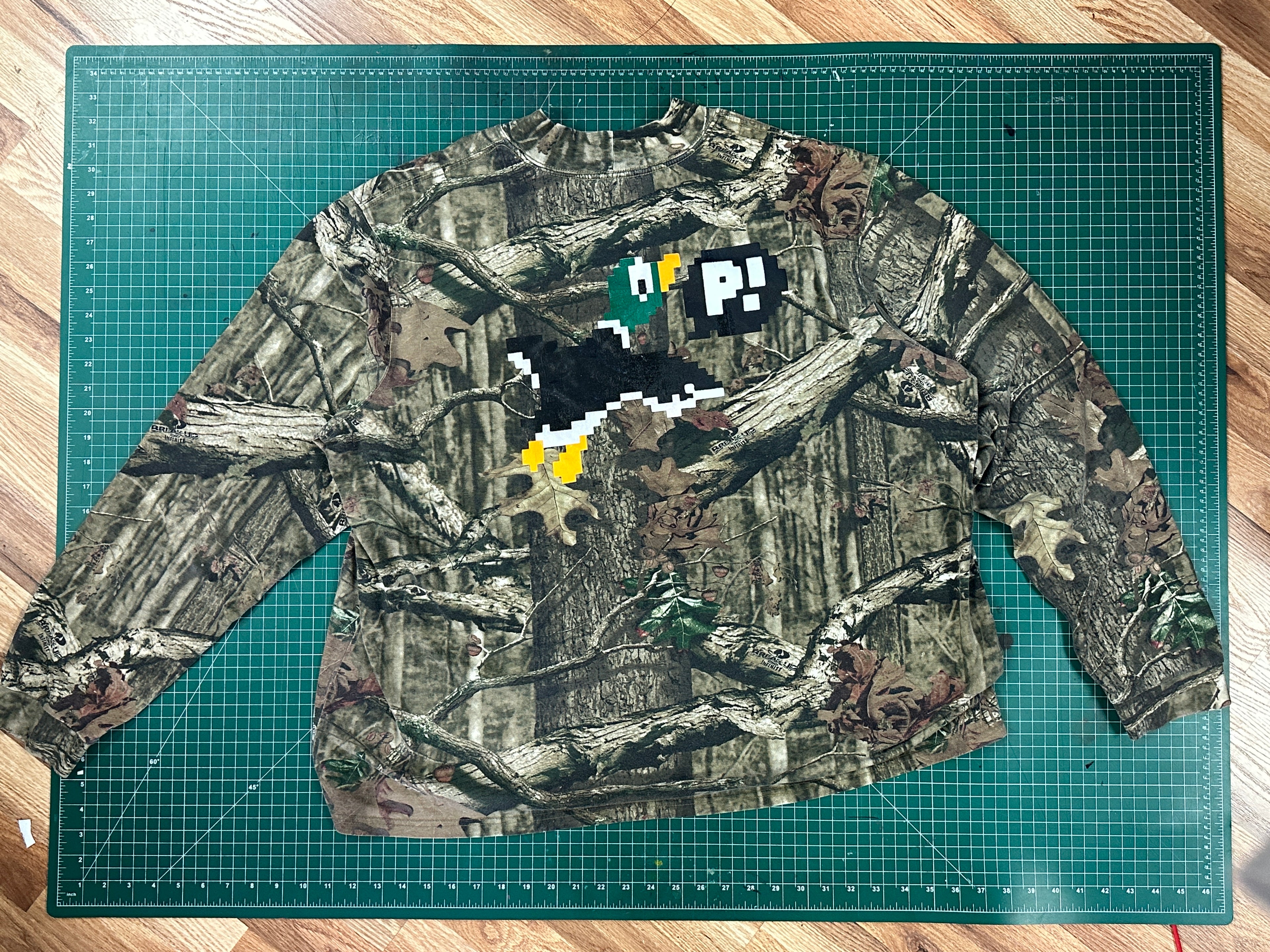 Duck Hunter Mock Neck Pocket Tee (1/1)