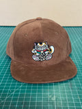 Maneki-neko "Lucky Cat" Brown Cord