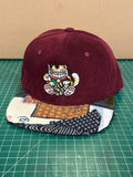 Burgundy Maneki-neko Boro Brim SnapBack - 1 of 1