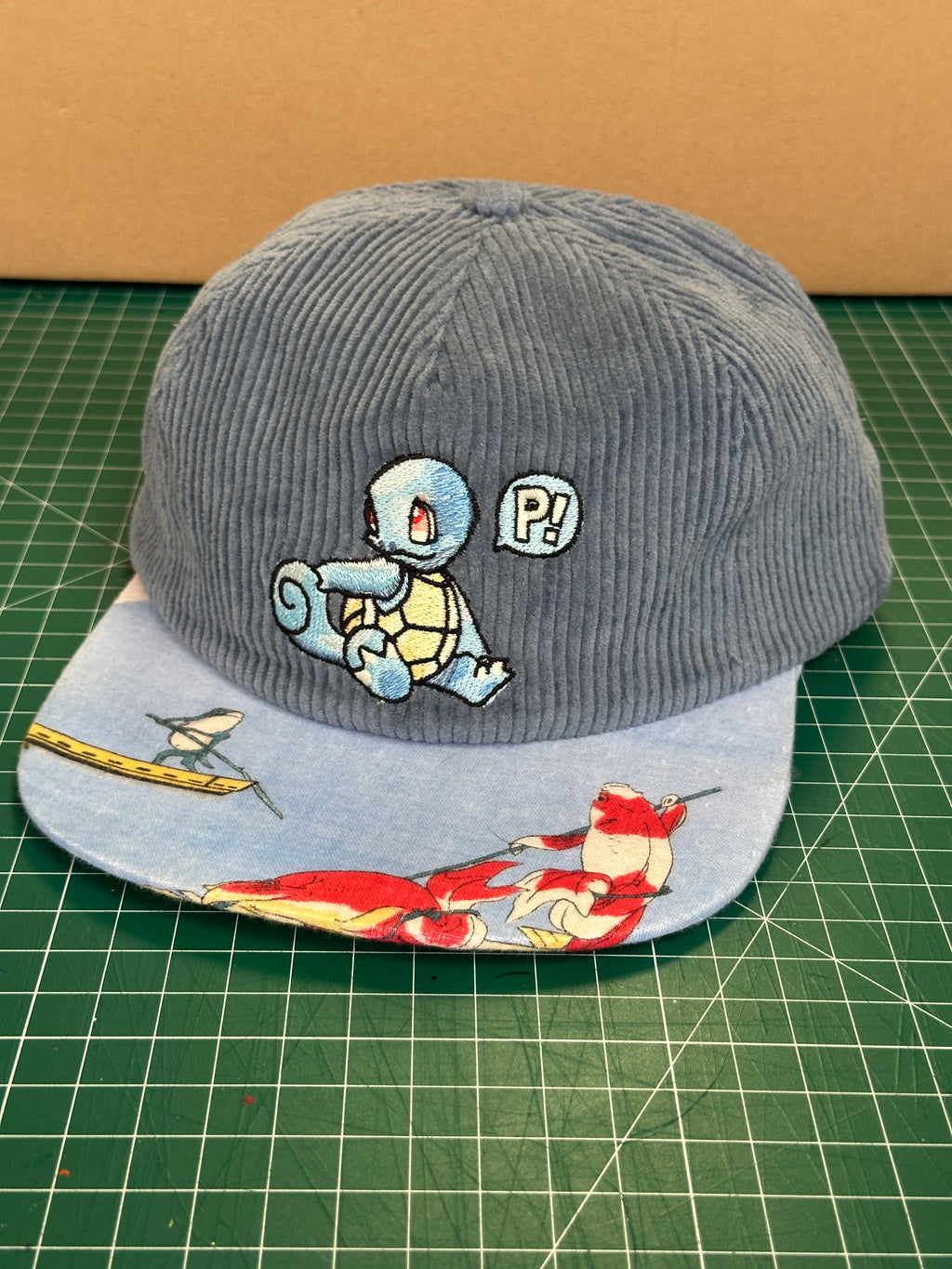 Custom 1/1 Corduroy "First Wave" Boro Headwrap